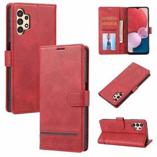 For Samsung Galaxy A13 4G Classic Wallet Flip Leather Phone Case(Red)
