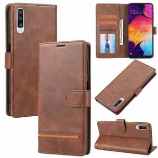 For Samsung Galaxy A50 Classic Wallet Flip Leather Phone Case(Brown)