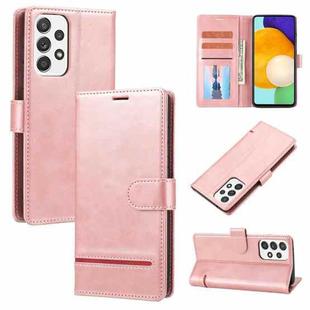 For Samsung Galaxy A52 5G / 4G Classic Wallet Flip Leather Phone Case(Pink)