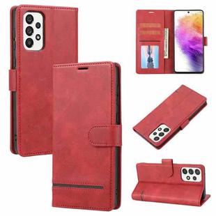 For Samsung Galaxy A73 5G Classic Wallet Flip Leather Phone Case(Red)
