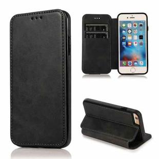 Card Slots Flip Leather Phone Case For iPhone 6 / 6s(Black)