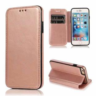 Card Slots Flip Leather Phone Case For iPhone 6 / 6s(Rose Gold)