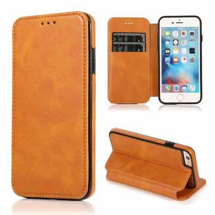 Card Slots Flip Leather Phone Case For iPhone 6 Plus / 6s Plus(Khaki)