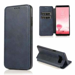 For Samsung Galaxy Note8 Card Slots Flip Leather Phone Case(Blue)