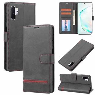 For Samsung Galaxy Note10+ Classic Wallet Flip Leather Phone Case(Black)