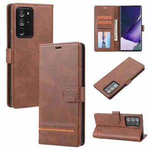 For Samsung Galaxy Note20 Ultra Classic Wallet Flip Leather Phone Case(Brown)