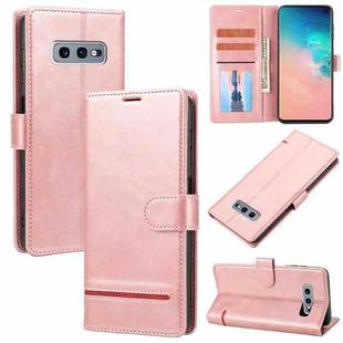 For Samsung Galaxy S10e Classic Wallet Flip Leather Phone Case(Pink)