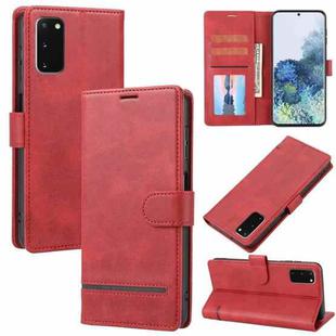 For Samsung Galaxy S20 Classic Wallet Flip Leather Phone Case(Red)