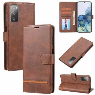 For Samsung Galaxy S20 FE Classic Wallet Flip Leather Phone Case(Brown)