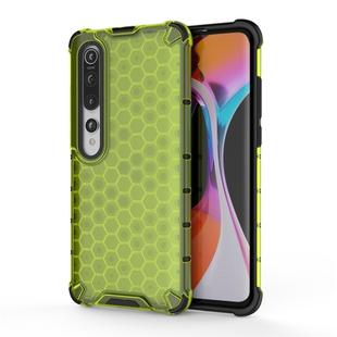 For Xiaomi Mi 10 Shockproof Honeycomb PC + TPU Protective Case(Green)