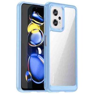 For Xiaomi Redmi Note 11T Pro 5G Colorful Series Acrylic + TPU Phone Case(Blue)