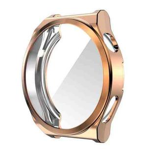 For Huawei Watch GT3 Pro 43mm Electroplating Full Coverage TPU Watch Case(Rose Gold)