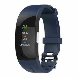 P3A 0.96 inch TFT Screen Smart Wristband, Support ECG Monitoring/Heart Rate Monitoring(Blue Black)