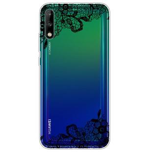 For Huawei Enjoy 10 Painted TPU Protective Case(Lace)