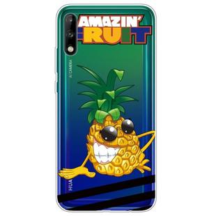 For Huawei Enjoy 10 Painted TPU Protective Case(Pineapple)