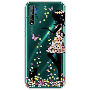 For Huawei Enjoy 10S Painted TPU Protective Case(Girl)