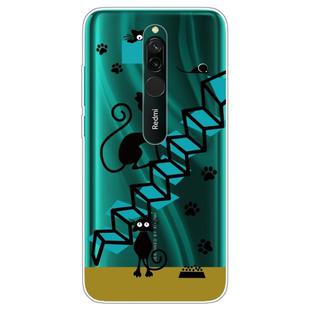 For Xiaomi Redmi 8 Painted TPU Protective Case(Cat)