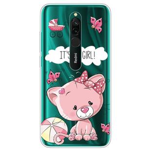 For Xiaomi Redmi 8 Painted TPU Protective Case(Lovely Cat)