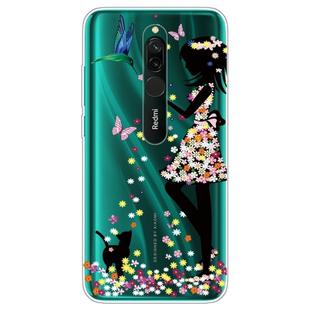 For Xiaomi Redmi 8 Painted TPU Protective Case(Girl)