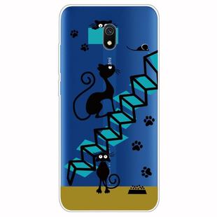 For Xiaomi Redmi 8A Painted TPU Protective Case(Cat)