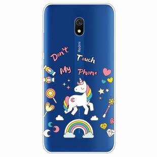 For Xiaomi Redmi 8A Painted TPU Protective Case(Unicorn)