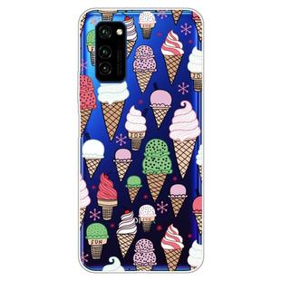 For Huawei Honor V30 Painted TPU Protective Case(Ice Cream)