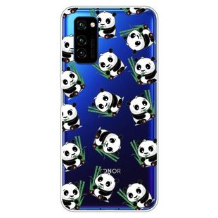 For Huawei Honor V30 Painted TPU Protective Case(Panda)