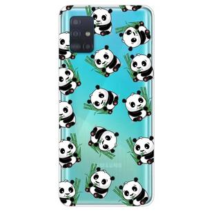 For Galaxy A51 Painted TPU Protective Case(Panda)