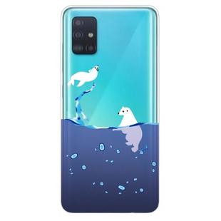 For Galaxy A71 Painted TPU Protective Case(Seal)
