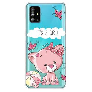 For Galaxy S20 Painted TPU Protective Case(Lovely Cat)