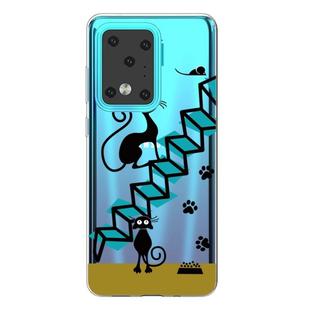 For Galaxy S20 Ultra Painted TPU Protective Case(Cat)