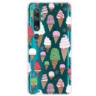 For Xiaomi CC9 Pro Painted TPU Protective Case(Ice Cream)