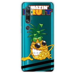 For Xiaomi CC9 Pro Painted TPU Protective Case(Pineapple)