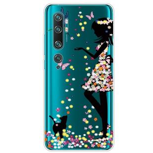 For Xiaomi CC9 Pro Painted TPU Protective Case(Girl)