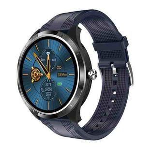 X3 1.3 inch TFT Color Screen Chest Sticker Smart Watch, Support ECG/Heart Rate Monitoring, Style:Blue Silicone Watch Band(Black)