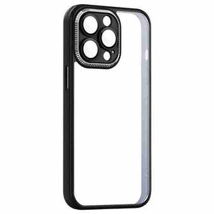 For iPhone 13 Pro Shockproof Metal + Acrylic + TPU Phone Case (Black)