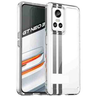 For Realme GT Neo3 Colorful Series Acrylic + TPU Phone Case(Transparent)