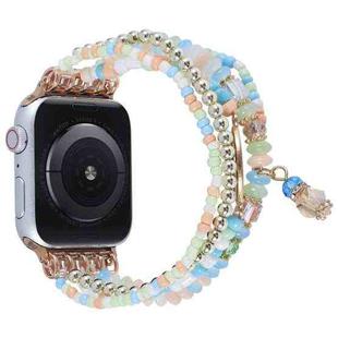 Eye Bead Chain Watch Band For Apple Watch Ultra 49mm / Series 8&7 45mm / SE 2&6&SE&5&4 44mm / 3&2&1 42mm(Colorful)