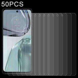 50 PCS 0.26mm 9H 2.5D Tempered Glass Film For Motorola Moto G62 5G / Moto G32 / Moto G62 India