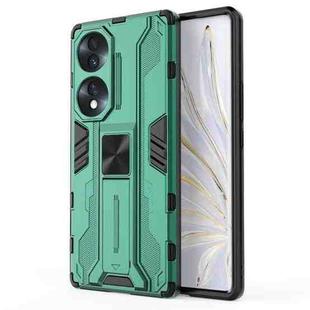 For Honor 70 5G Supersonic PC + TPU Shock-proof Protective Phone Case(Green)