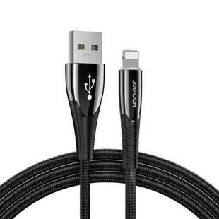 JOYROOM S-1224K7 USB to 8 Pin Intelligent Power-Off Sync Data Cable, Cable Length: 1.2m(Black)