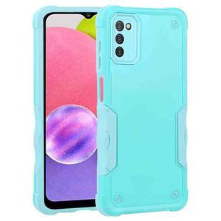 For Samsung Galaxy A03s / A02s 164mm Non-slip Shockproof Armor Phone Case(Mint Green)