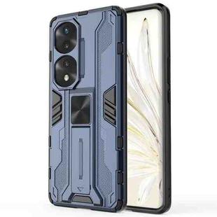 For Honor 70 Pro 5G Supersonic PC + TPU Shock-proof Protective Case (Blue)