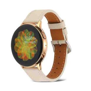 For Huawei Watch GT 3 Pro 22mm Genuine Leather Watch Band(Apricot)