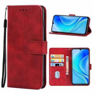 For Huawei Enjoy 50 Leather Phone Case(Red)
