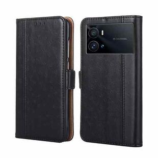 For vivo iQOO 9 Pro Ostrich Texture Horizontal Flip Leather Case(Black)