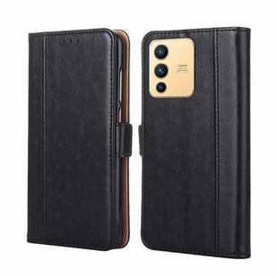 For vivo S12 / V23 5G Ostrich Texture Horizontal Flip Leather Case(Black)