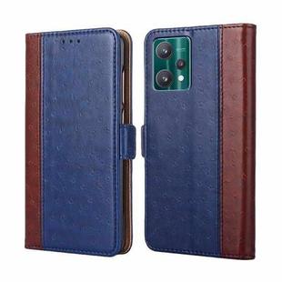 For OPPO Realme 9 Pro Ostrich Texture Flip Leather Case(Blue)
