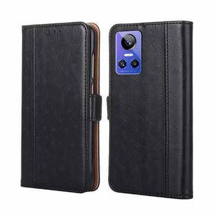 For OPPO Realme GT Neo3 Ostrich Texture Flip Leather Case(Black)
