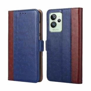 For OPPO Realme GT2 Pro Ostrich Texture Flip Leather Case(Blue)